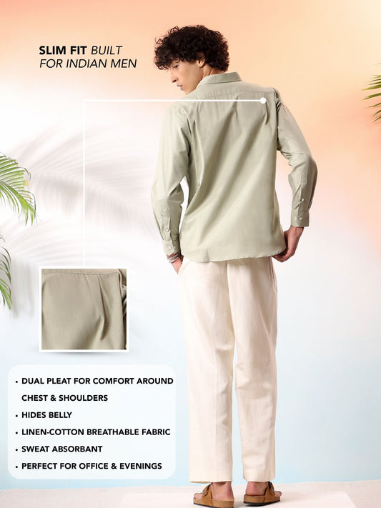 Sage Linen Shirt