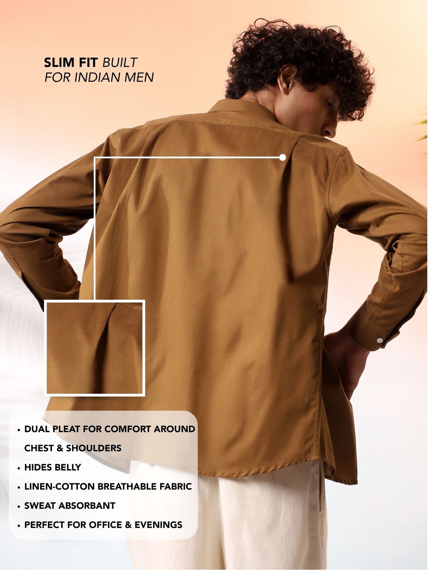 Brown Linen Shirt