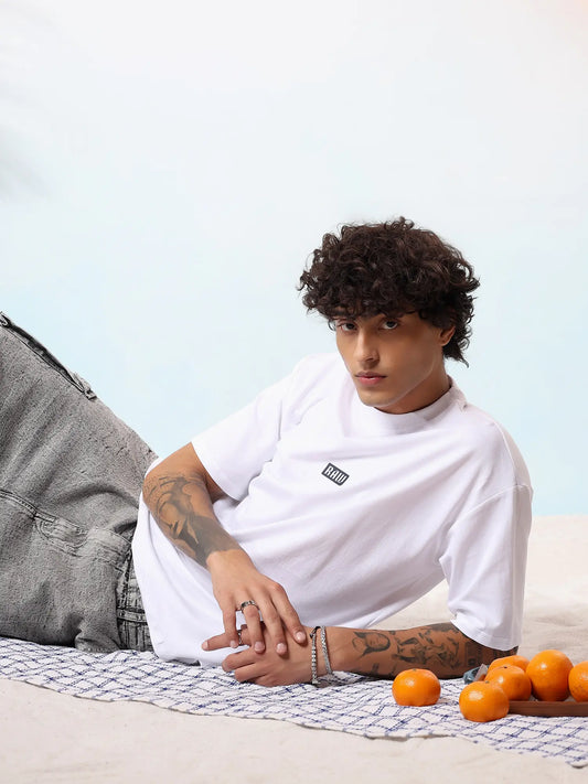 White Oversized Core T-Shirt
