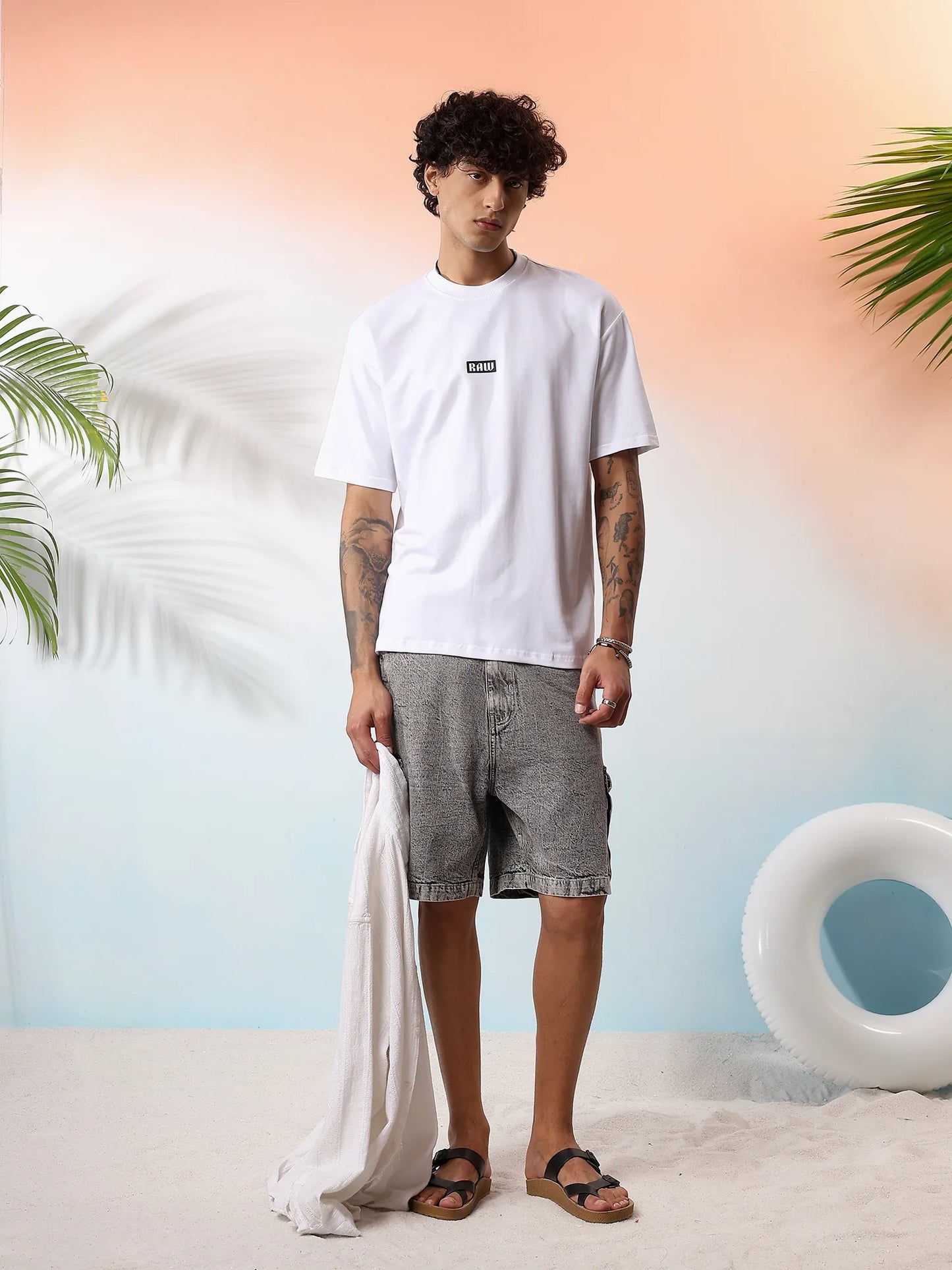 White Oversized Core T-Shirt