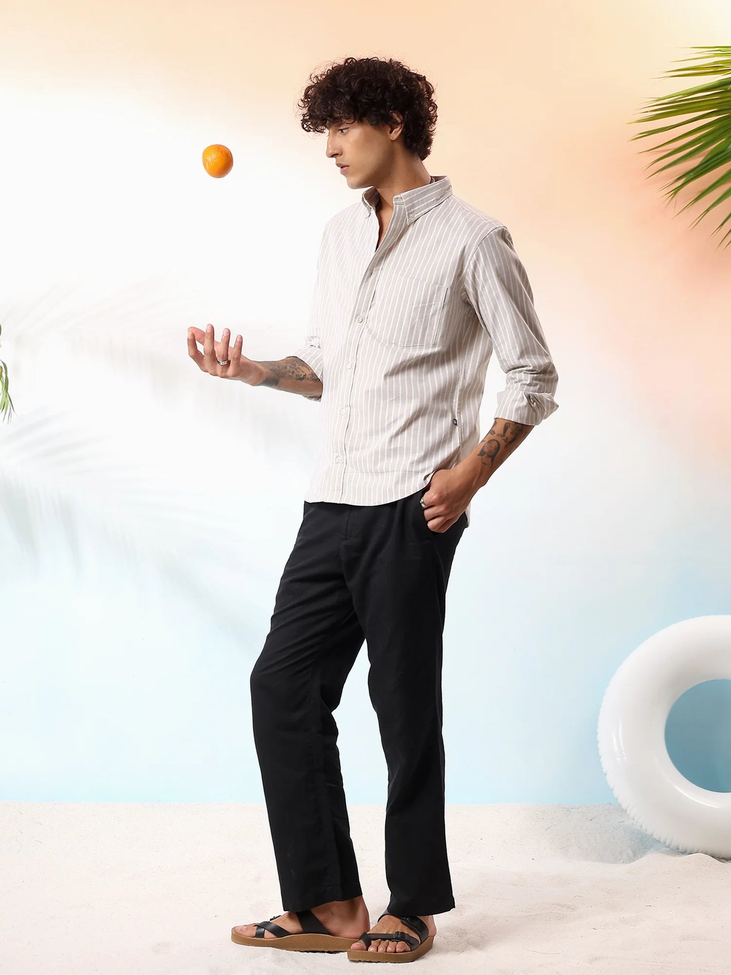 Sage Oxford Stretch Shirt