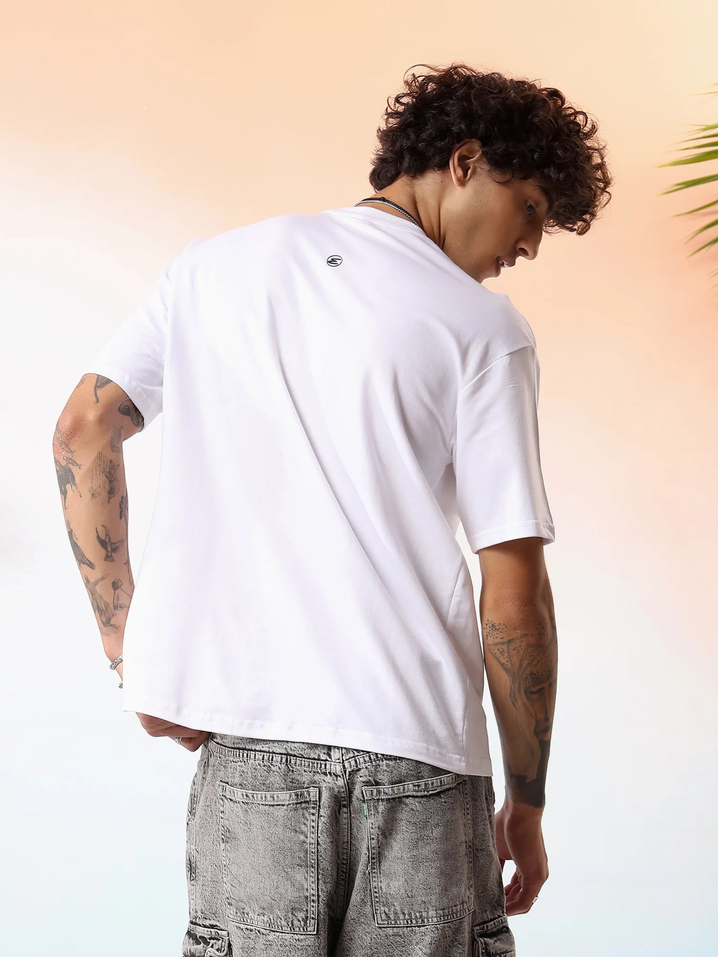 White Oversized Core T-Shirt