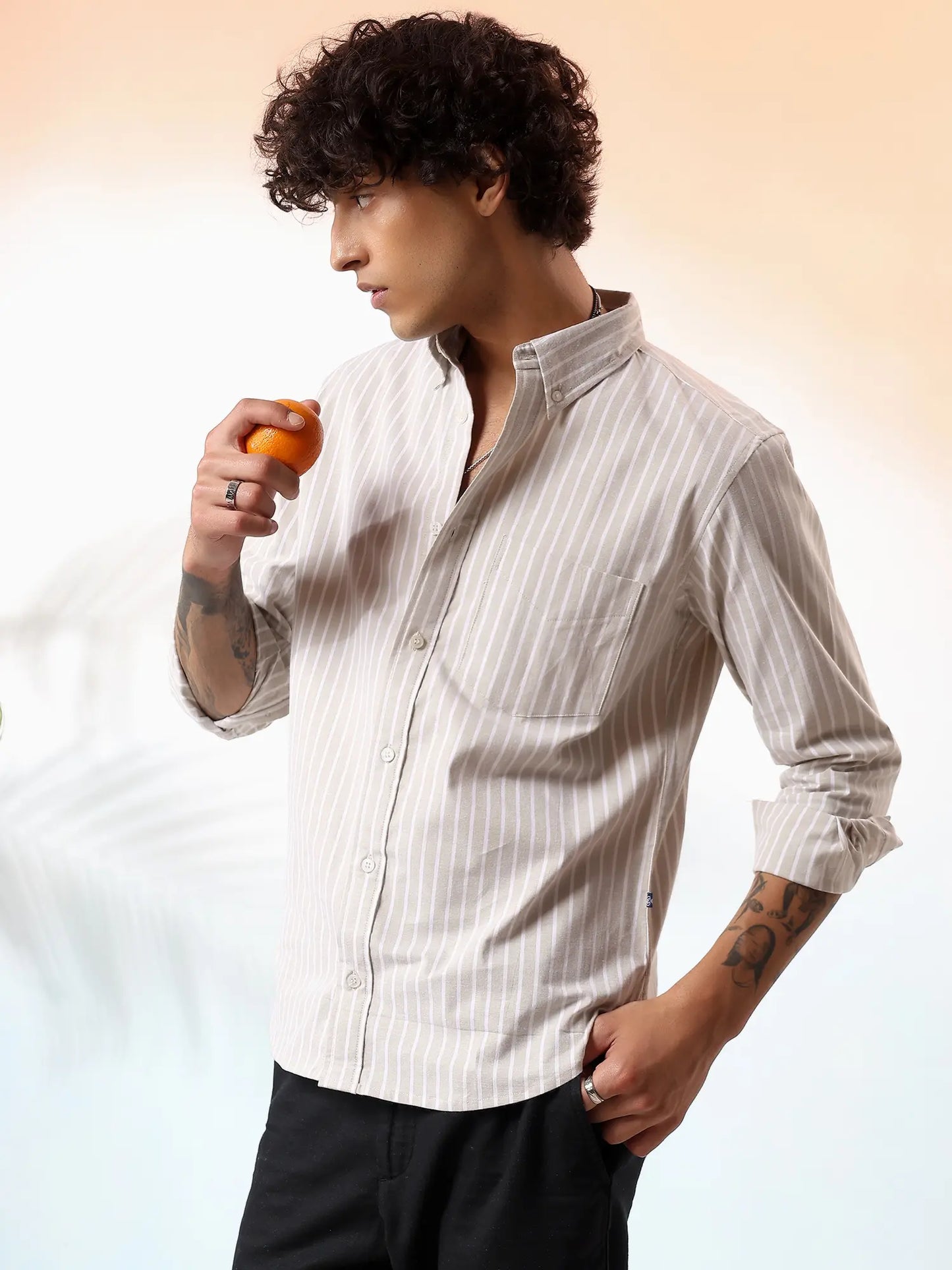 Sage Oxford Stretch Shirt