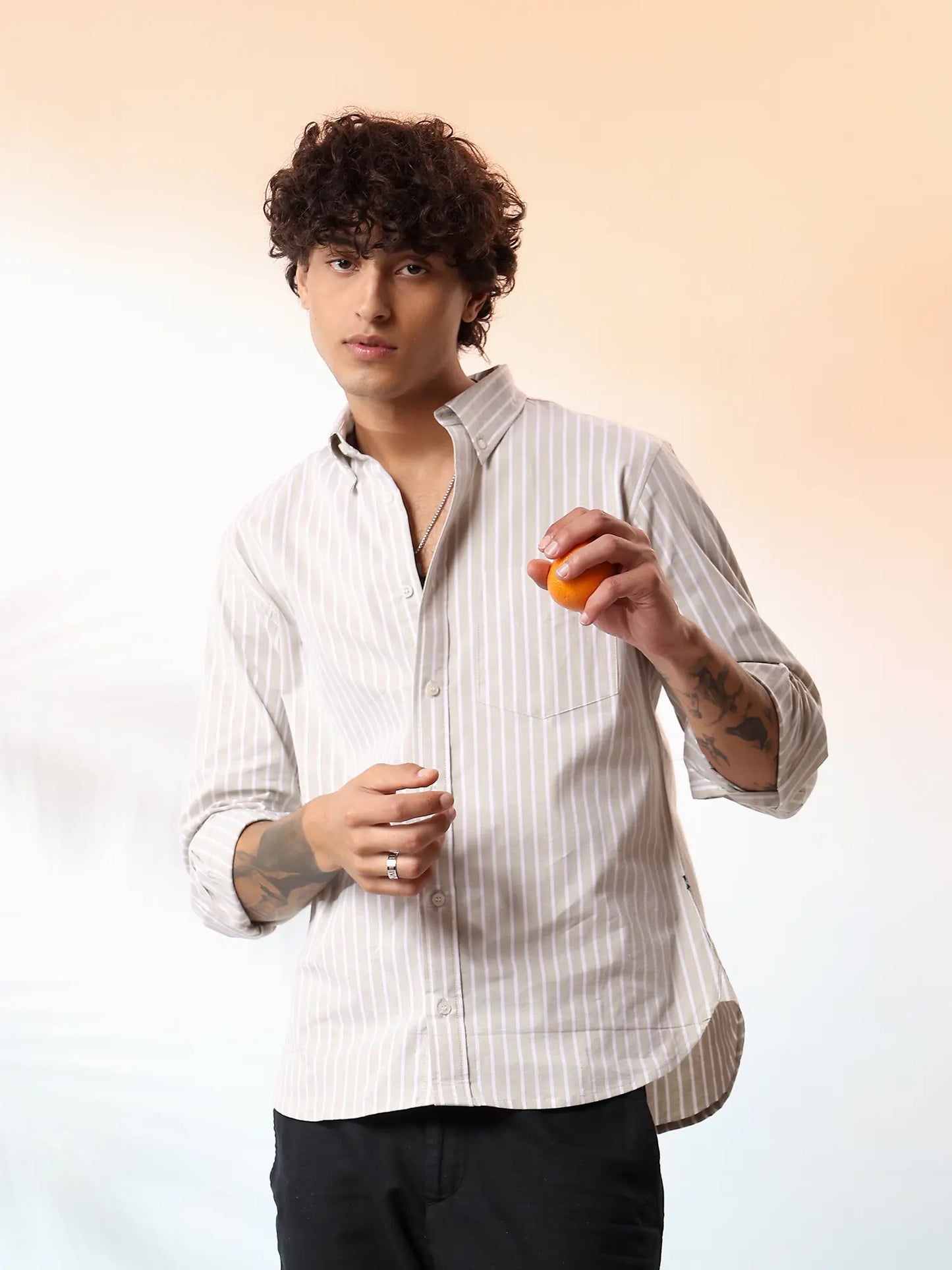 Sage Oxford Stretch Shirt