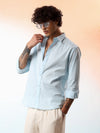 Sky Blue Linen Shirt