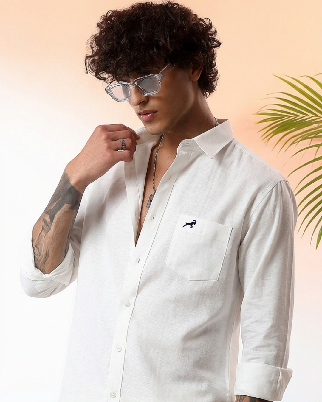 White Linen Shirt