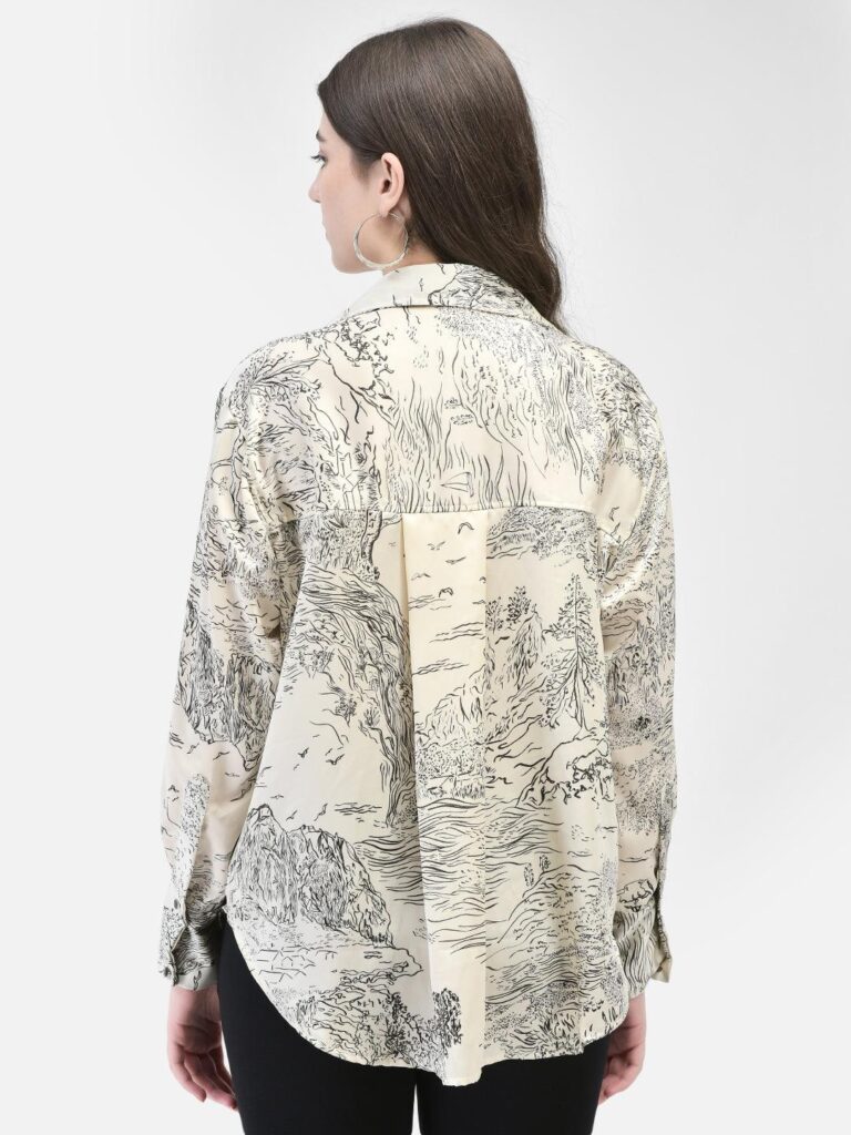 ivory satin blouse women long sleeves06